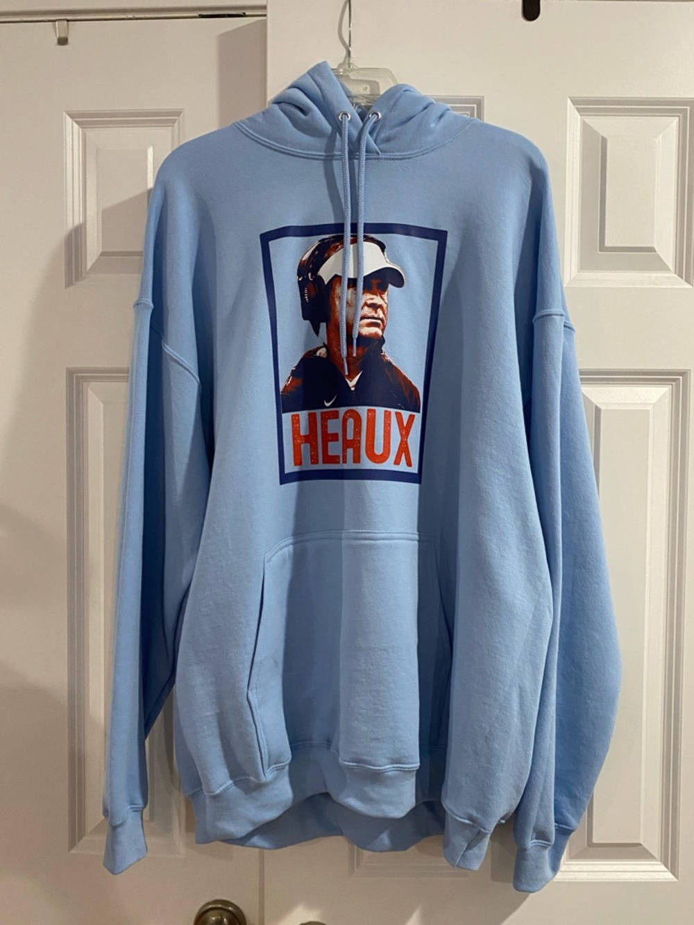 🆕 Lane Kiffin Ole Miss Heaux Graphic Hoodie University of Mississippi Rebels 🦈